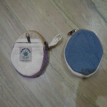 LAXMANS Cotton Fabric PRINTED hemp coins purse, Style : Bohemian