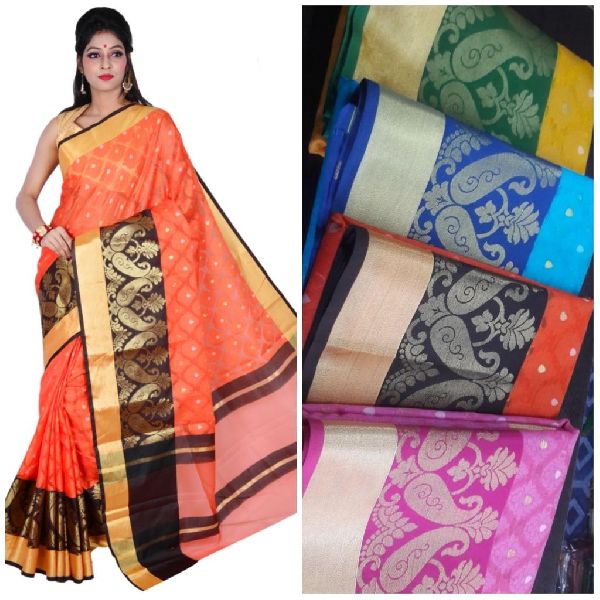 Muslin kora silk sarees, Occasion : Bridal Wear