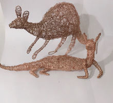 christmas decoration Wire Metal Kangaroo