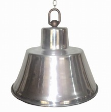 Metal Silver bell shaped Pendant light, for Decor