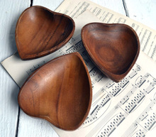 Acme Exports Decorative Heart Wooden Bowl, Certification : FDA