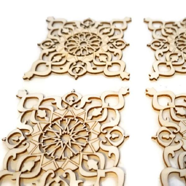 Moroccan Design MDF Laser Coasters