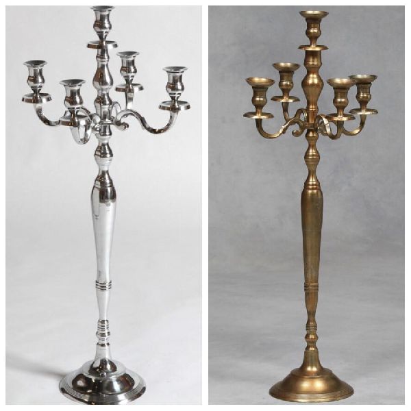 Acme Exports Metal silver candelabra, for Weddings