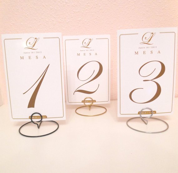 table number holder stand