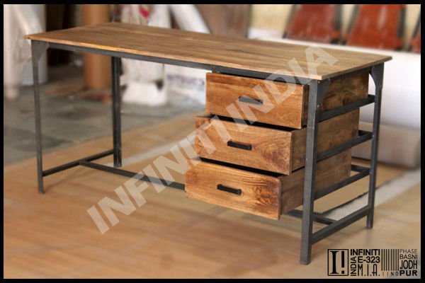 Metal Wooden Table