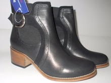 TPR Genuine Leather Ladies boots, Insole Material : EVA