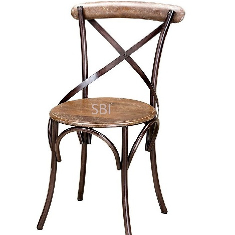 Unique High Quality Wooden Iron Chair