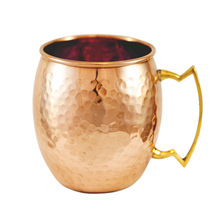 Round Polished Copper Mugs, for Drinkware, Feature : Shiny Look