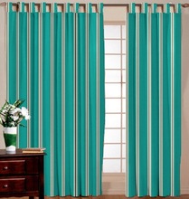 Bamboo Bead Cotton Stripe Curtain