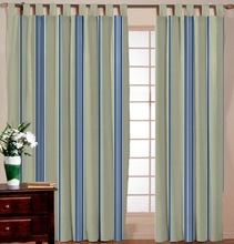 EYE LITE FIXED COMPACT STRIPED WINDOW CURTAIN