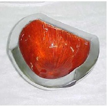 Aluminium Bowl with Orange Colours