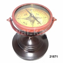 A.K Metal Antique Nautical Compass, for Home Decoration