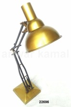 Vintage Brass Study Table Lamps