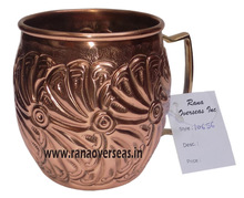 Pure Copper Moscow Mule Mugs, Shape : Straight