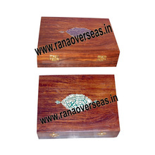 Wooden Plain Book Keep Safe Boxes Set