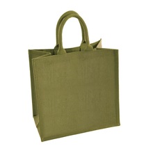 tote plain shopping jute bag