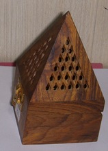 Cone Shape Wooden Incense Holder, Style : Religious