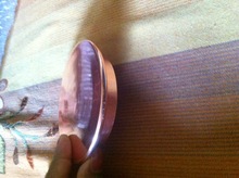 Copper finish metal candle lids, Feature : Non Spill