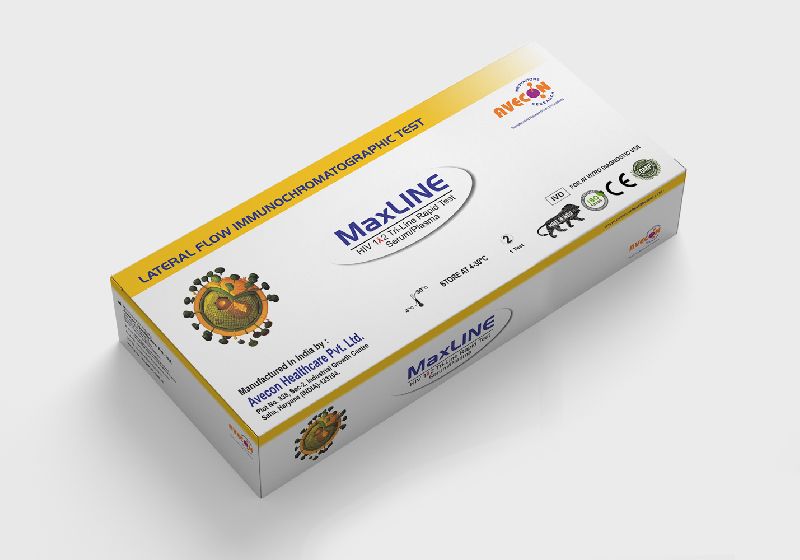 Maxline HIV Rapid Test Kit, for Clinical, Hospital, Packaging Type : Catron