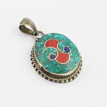 Silver Hub Nepali Pendant