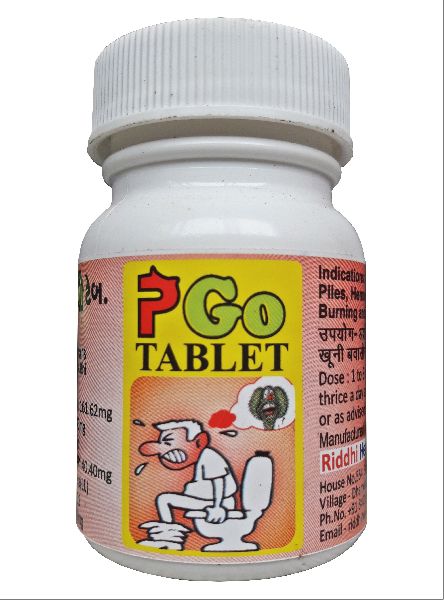 RIDDHI HEALTHCARE P Go Tablet