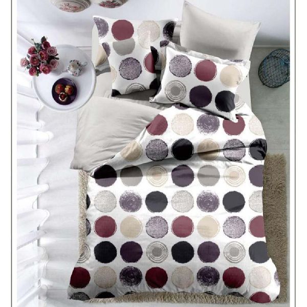 Polka Dots Prints Bedsheet