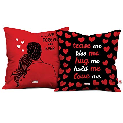 Printed cushions with filer