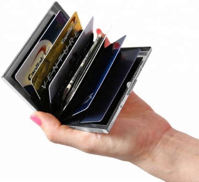 stainless steel card holder