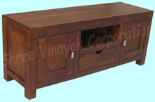 Wooden sheesham wood tv stand