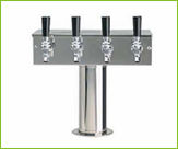 T-Type Square 4 Faucet  Tower