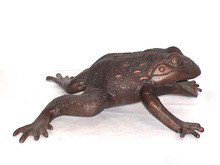 Aluminum Metal frog figurine