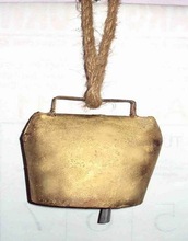 ANTIQU GOLD METAL BELL, for cow, sheep, buffalo, pig, pets, horse, Feature : Eco-Friendly