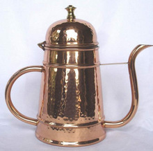 Copper hammered finis water kettle, Capacity : 1.5L