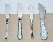 Metal Brass Decorative Cheese knife set