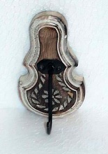 Decorative metal wood hooks
