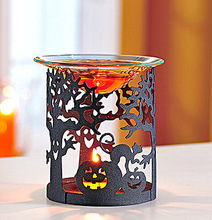 laser cut tree shaped t light candle holder