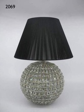Modern Crystal table lamp, Color : Silver
