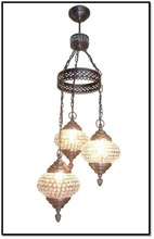 Spiral crystal Pendant lights