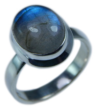 Silver Oval Labradorite Ring, Occasion : Anniversary, Engagement, Gift, Party, Wedding