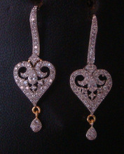 Cubic Zirconia Bridal earring