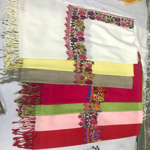 Pashmina shalws, cashmere embroidered Shawls