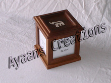 Wood Photo Frame Money Box