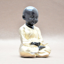 Baby monk home decor polyresin budda statue