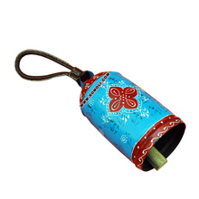 Custom Shape Blue red iron cow bells, for Home Decoration, Style : Folk Art