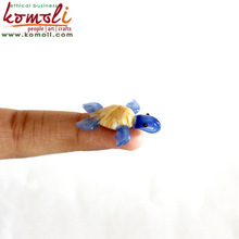Komoli Micro mini tortoise turtle, for Tabletop Decoration, Color : Blue