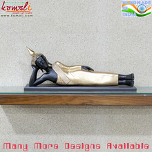 Komoli Resin sleeping Buddha statues, for Home Decoration, Style : Artificial