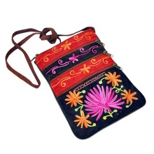 Suede leather indian embroidered bags, Feature : Handmade embroidery