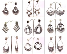 Handicraft Feathers Pom Pom Earrings
