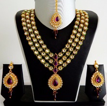 Handmade kundan necklace set, Occasion : Anniversary, Engagement, Gift, Party, Wedding