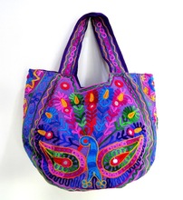 ELEGANCE Cotton Fabric Kutchi Embroidery Work Handbags